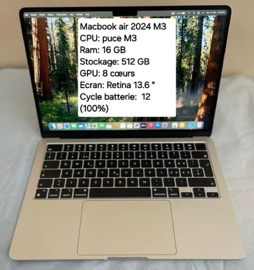 Macbook air 2024 M3