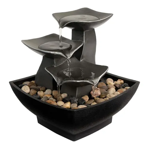 Fontaine dIntérieur Relaxante avec Cascade et Lumière LED