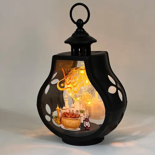 Lanterne LED Décorative pour Ramadan Effet Flamme Ambiance