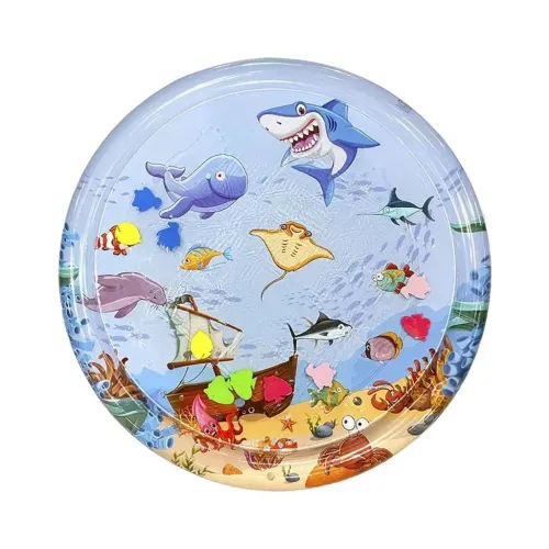 Tapis dEau Sensoriel pour Bébé 100cm de Jeu et dÉveil Aquatique