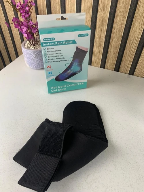 Poche de Glace pour Cheville en Gel Chaud/Froid Soulagement des Douleurs