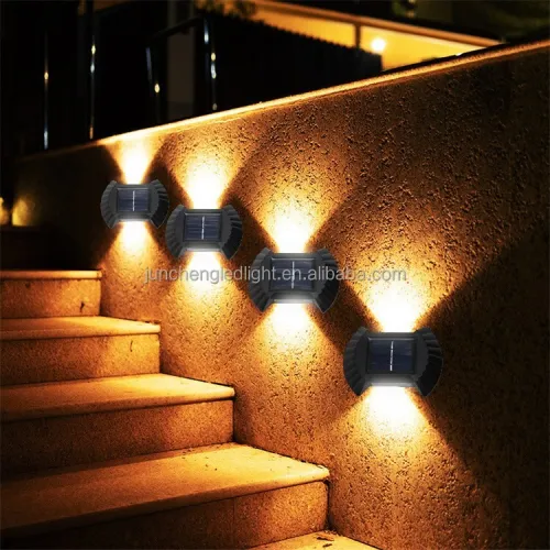 Lampes Murales Solaires Double Faisceau  Lot de 4 Pièces