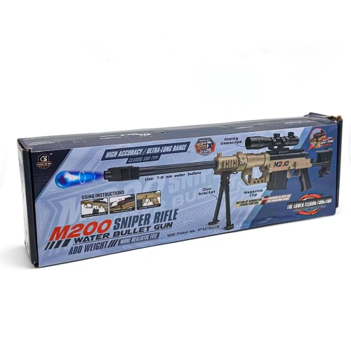 Sniper Jouet M200  Lanceur de Billes de Gel Automatique