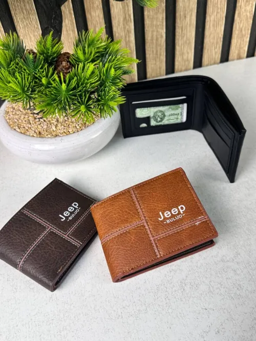 Portefeuille Homme Multi-Poches  Simili Cuir Élégant Jeep Buluo V3