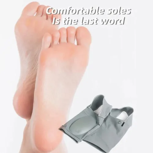 Paire Semelles Soutien de la voûte plantaire en silicone pour fasciite plantaire orthopédique