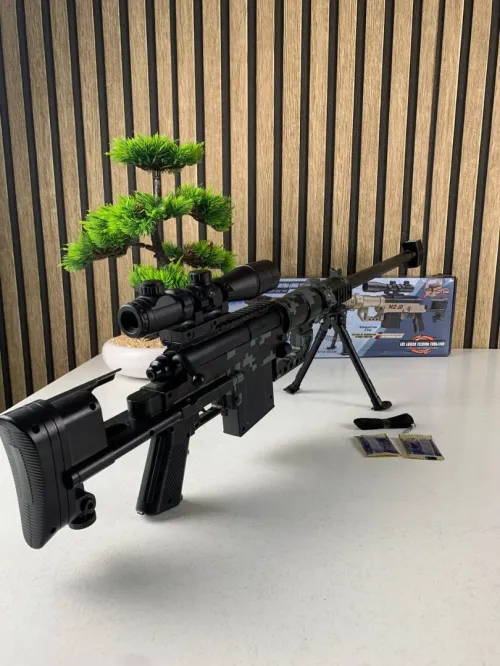 Sniper Jouet M200  Lanceur de Billes de Gel Automatique