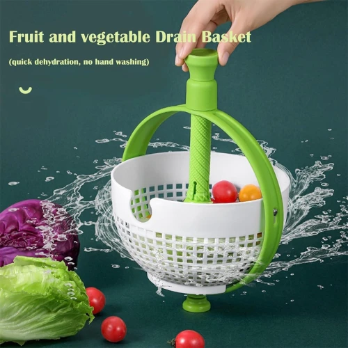 Égouttoir Rotatif Multifonction pour Fruits et Légumes