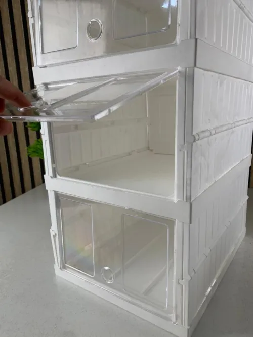 Rangement Chaussures Transparent Pliable 6 Étages