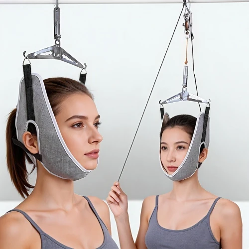 Support de Traction Cervicale Ajustable avec Crochet  Confort du Cou