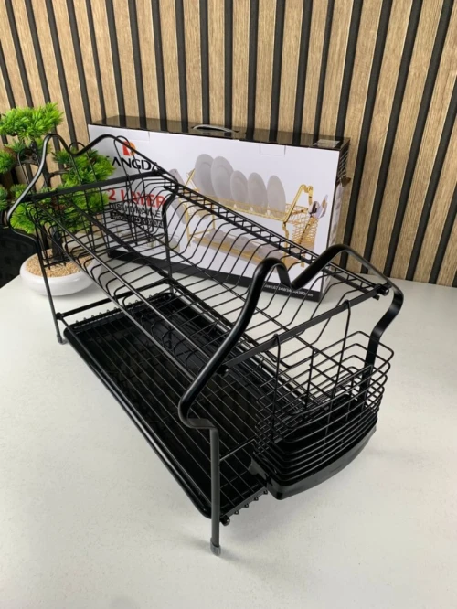 Égouttoir de Cuisine 2 Étages avec Plateau dÉcoulement KD-1030AL