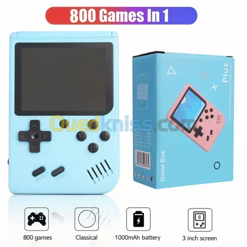 Mini Console de Jeu Rétro  800 Jeux Classiques dans Votre Poche !