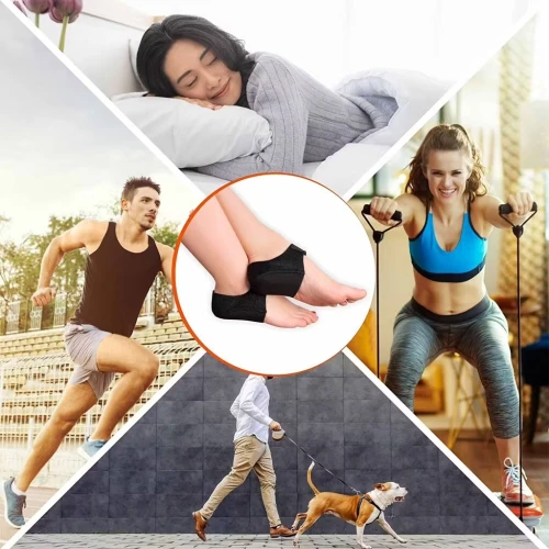 Protège Talon Silicone Confort  Réduction Douleur Pieds