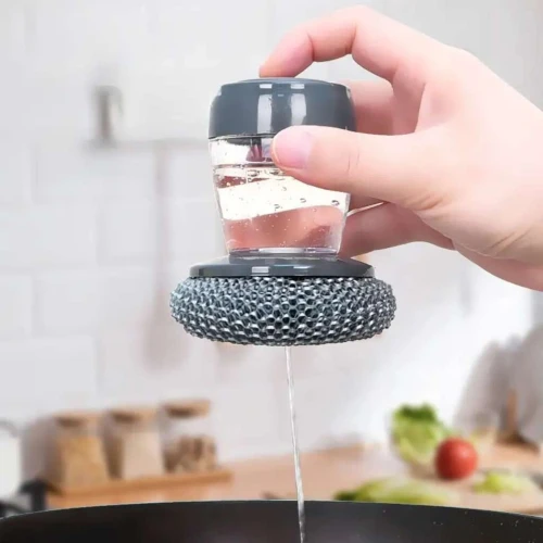 Brosse à Main avec Distributeur de Savon pour Cuisine  فرشاة يدوية بموزع صابون للمطبخ