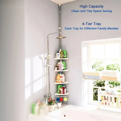 Étagère de rangement d'angle haut de gamme pour Sale de bain et toilettes 260Cm