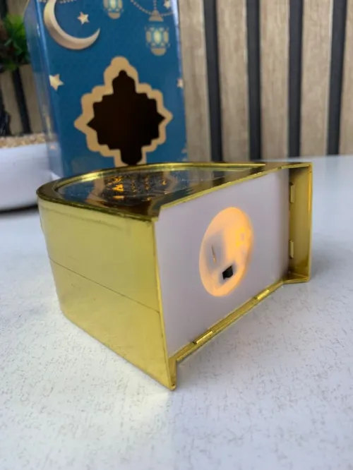 Lanterne LED Dorée pour Ramadan Design Traditionnel et Éclairage Ambiance