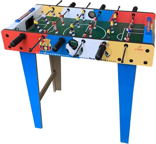 Table de Baby-Foot en bois MidiLi - jeu convivial à 6 barres