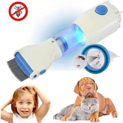 Peigne Électrique Anti-Poux  Nettoyeur de Cheveux Pratique