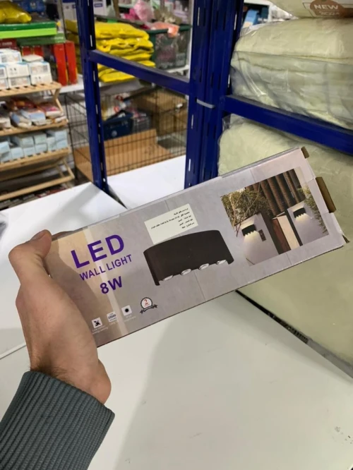 Applique Murale LED 8W DÉclairage Extérieur 4 Lampes en PP