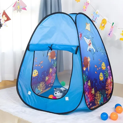 Tente de jeu pour enfants avec 10 balles colorées 