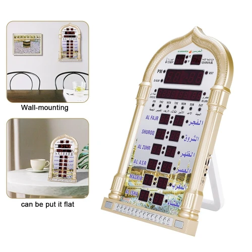 Horloge de prière Azan dAl-Haramain HA-4008