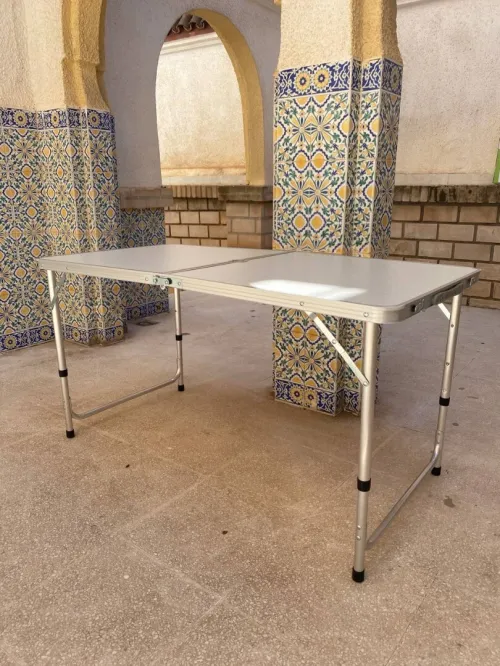 Table pliante valise Portable en métal aluminium 120 x 60 x 70 cm
