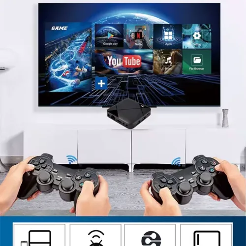 M8 Mini Portable Game Box 4K Android TV BOX Video Gaming Console 10000 Games 64GB