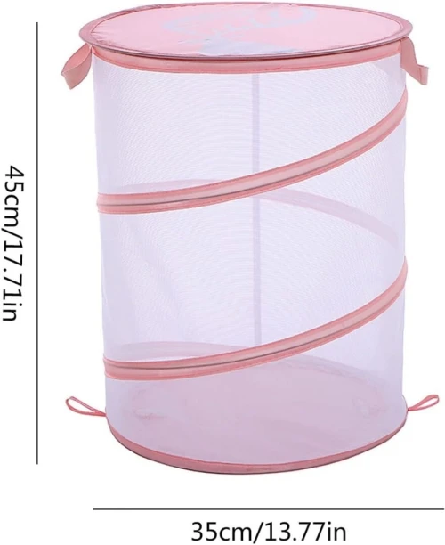 Panier à Linge Sale Pliable avec Couvercle - Pratique et Compact