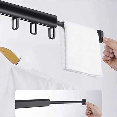 Séchoir à Linge Pliable et Rétractable pour Maison et Appartement