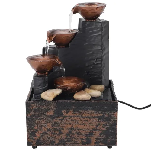 Fontaine Décorative Cascade avec Lumière LED  Ambiance Relaxante V1
