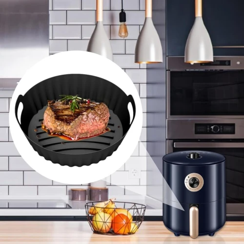 Kit 3 Moules de Cuisson en Silicone pour Friteuse Sans Huile