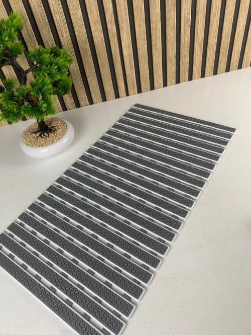Tapis Antidérapant pour Baignoire et Douche avec Évacuation dEau