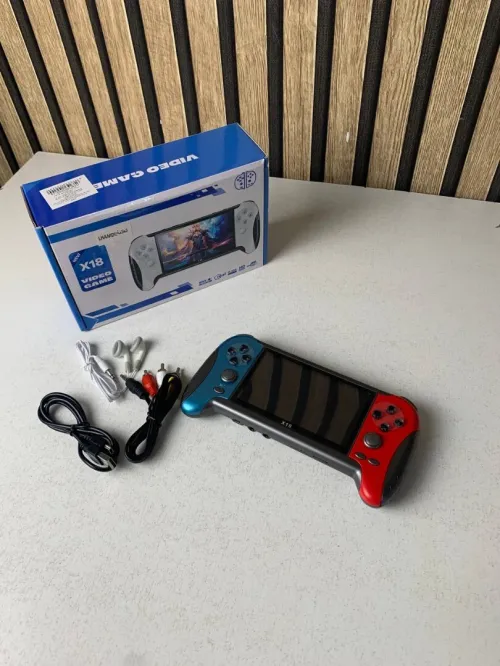 Console Portable X18  10000 + Jeux Classiques, Écran 4.3 - 2500mAh