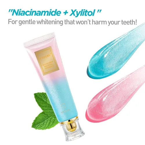 UTOGRU Dentifrice Triple Action Blanchissant à la Niacinamide