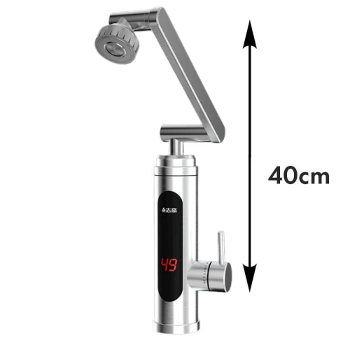 Robinet Chauffe-eau Instantané Électrique 3000W avec Écran Digital