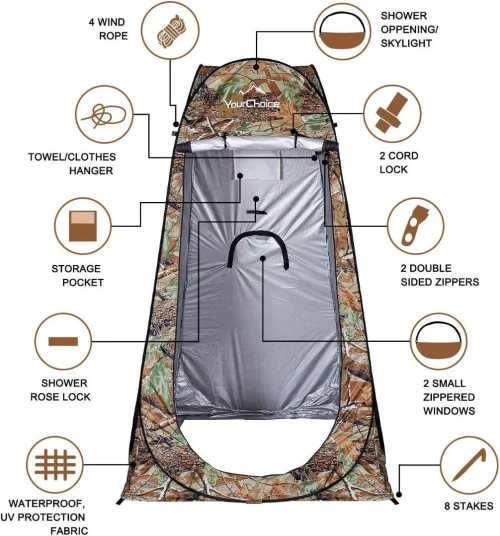 Cabine de Change Portable UPF50+  Tente Pliable Imperméable