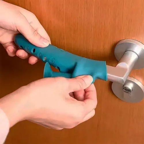 Protecteur de poignée de porte en Silicone avec Ventouse - Anti-Choc (1Pcs)