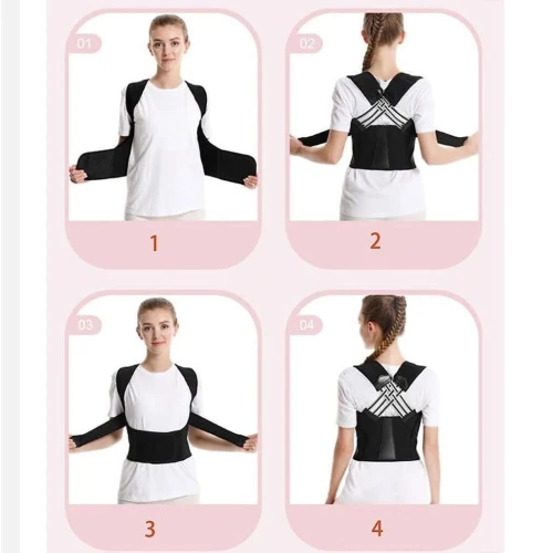 Ceinture de posture réglable pour le dos unisexe