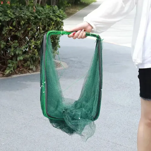 Piège de Pêche Poissons 10 Trous Facile a Installer 80cm