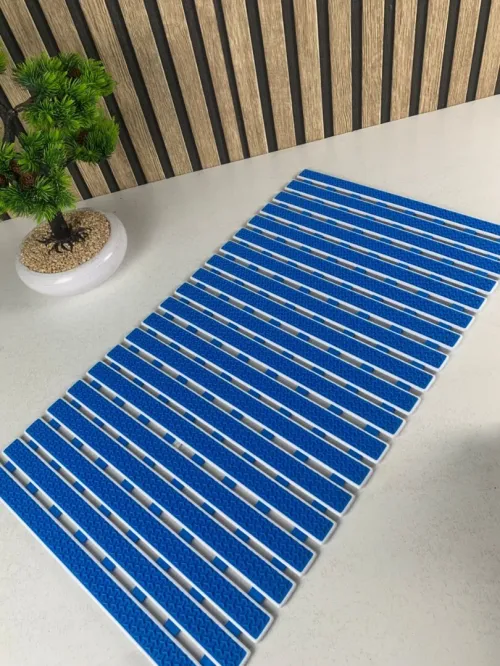 Tapis Antidérapant pour Baignoire et Douche avec Évacuation dEau