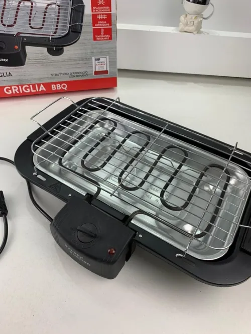 Barbecue Électrique Saurex 2000W pour Table Cuisson Rapide