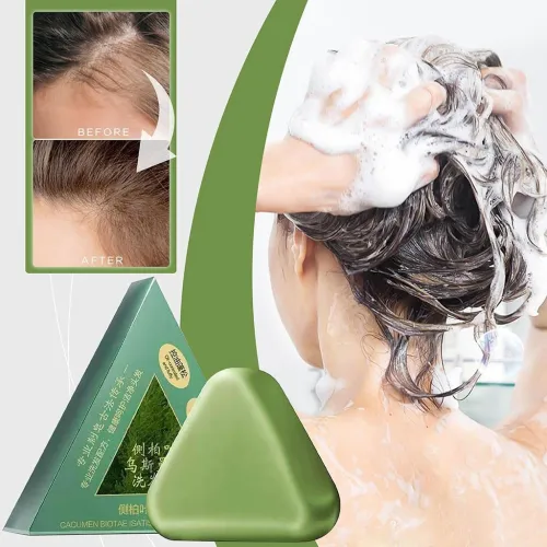 Shampoing Solide Naturel Seven Green  Cheveux Sains et Éclatants