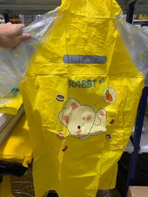 Cape de Pluie Enfant Étanche  Protection Complète Anti-Pluie