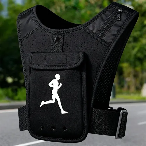 Gilet Sport Multifonction avec Support Téléphone