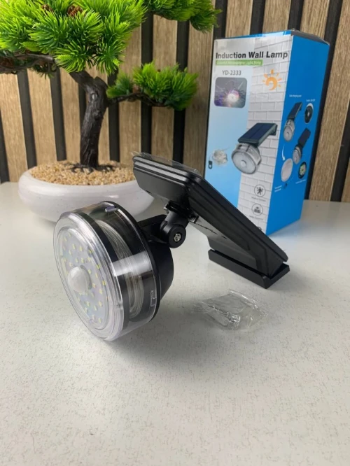 Applique Murale Solaire  Détecteur de Mouvement + Guirlande LED