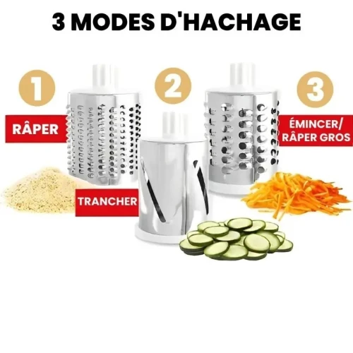Coupe-légumes multifonctionnel, trancheuse ronde 3 En 1