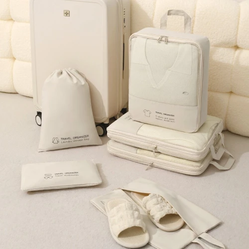 Organisateurs de Valise 6PCS  Rangement Intelligent pour Voyage