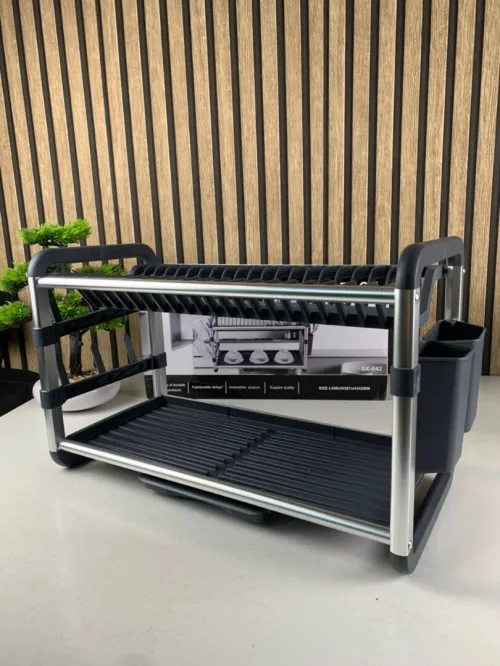Égouttoir Aluminium 2 Étages Haute Qualité pour Cuisine  SX-842