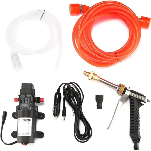 Nettoyeur à Haute Pression avec kit pompe de lavage voiture 12V