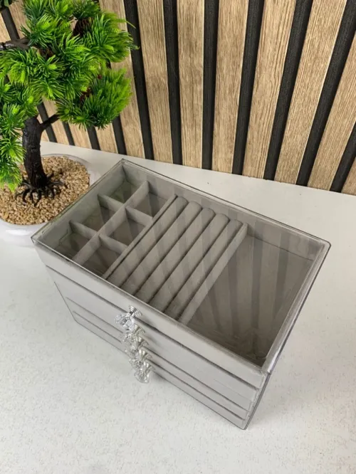 Support de Rangement Bijoux en Acrylique Design Élégant 5 Niveaux