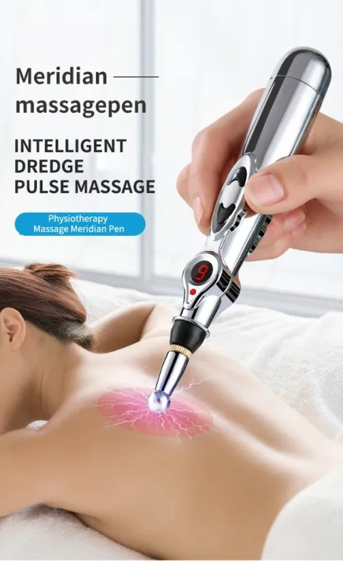 Stylo de massage électrique pour points d'acupuncture